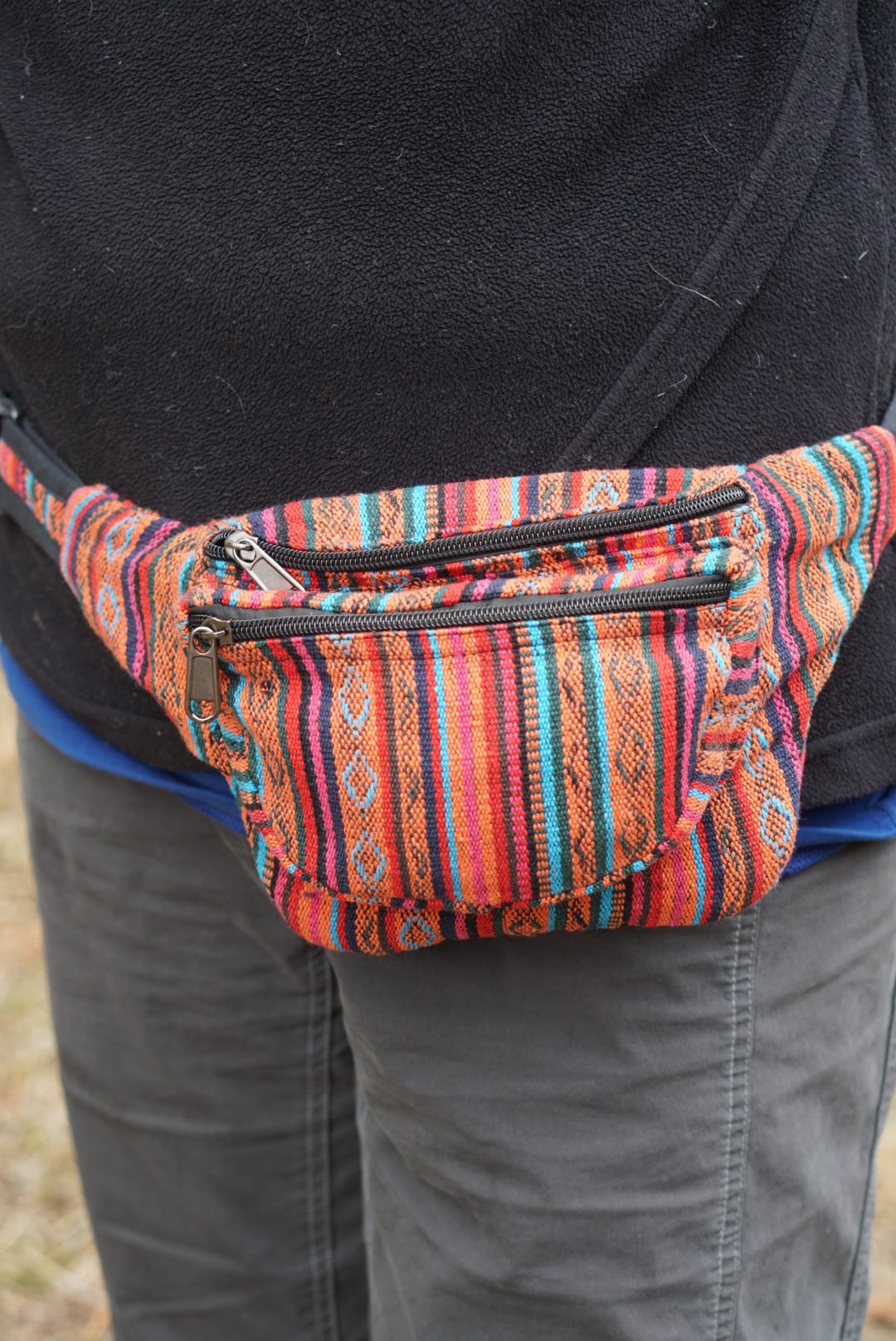 cotton gyari fanny pack fair trade nepal