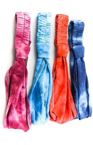 cotton tie dye hairband fair trade nepal