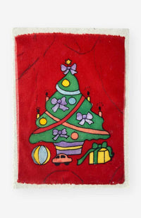 handmade paper card batik tree free fair trade Nepal