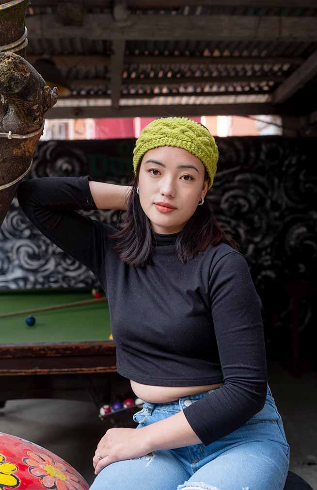 Wool Cable Knit Headband, Fleece Lined