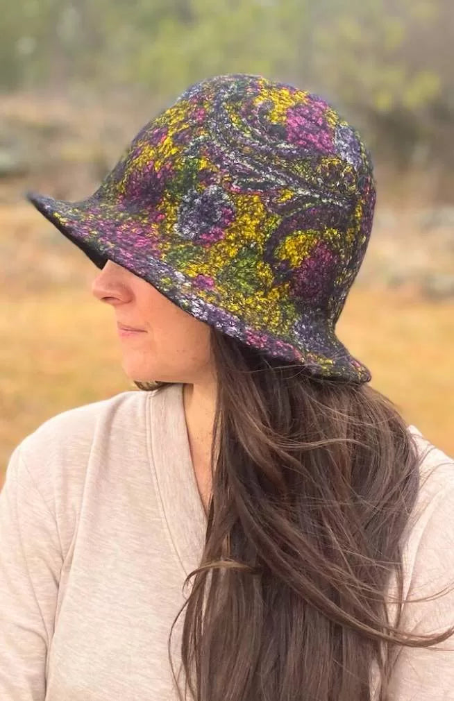 Felt Brim hat fair trade Nepal