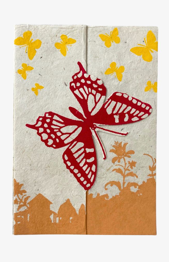 hand made tree free paper cards lokta fair trade Nepal