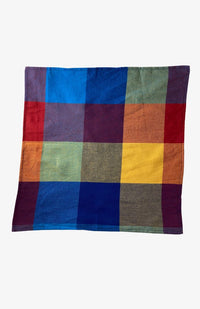 cotton checked bandana fair trade Nepal scarf