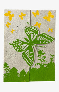 hand made tree free paper cards lokta fair trade Nepal