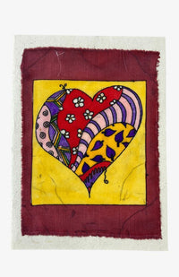tree free cards batik fair trade Nepal lokta bush