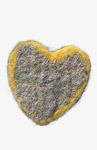 dish scrubber, recycled burlap, felted wool, fair trade Nepal
