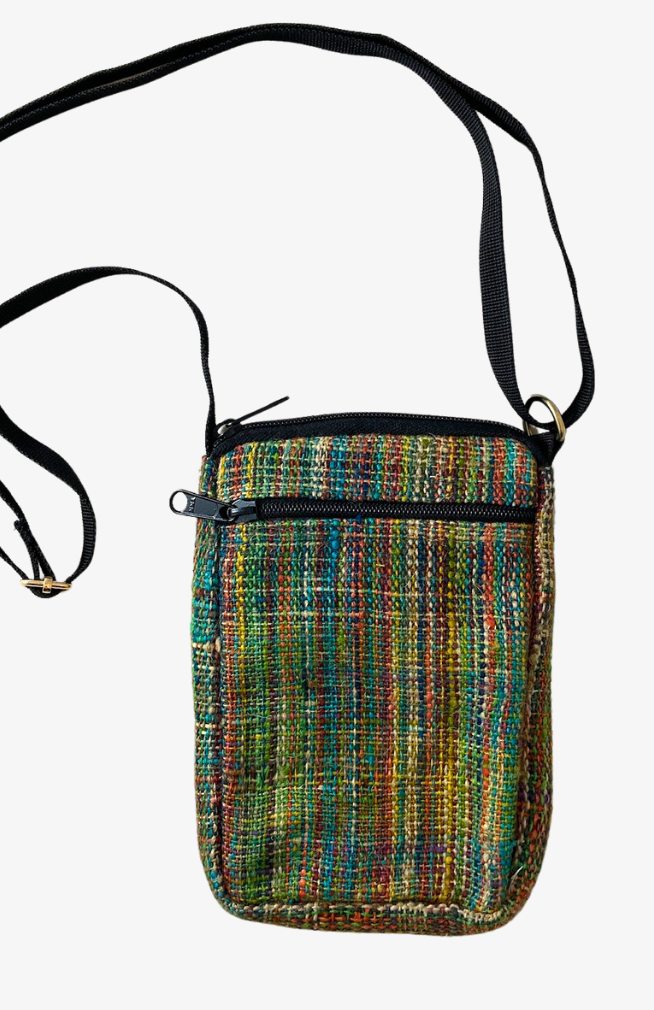 hemp passport bag fair trade Nepal