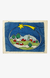 tree free paper batik card fair trade Nepal