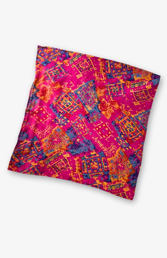 recycled silk sari bandana fair trade Nepal