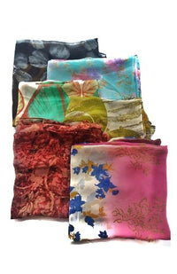 recycled sari scarves