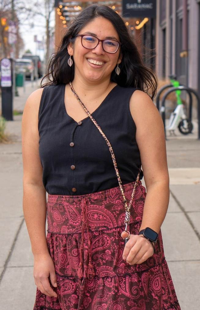 recyled silk sari lanyard fair trade Nepal