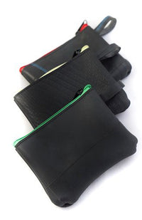 recycled tire rubber coin purse bag fair trade nepal