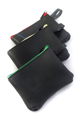 recycled tire rubber coin purse bag fair trade nepal