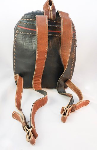 recycled tire rubber purse bag fair trade nepal