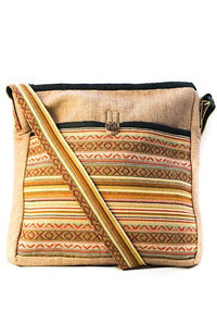 cotton shoulder bag fair trade nepal