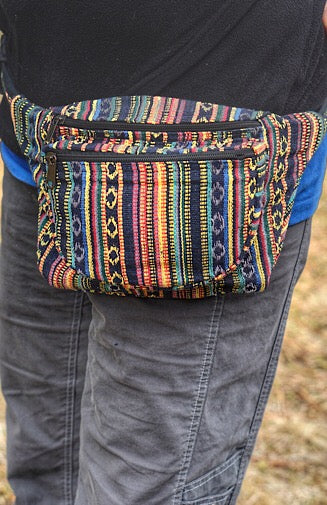 cotton gyari fanny pack fair trade nepal