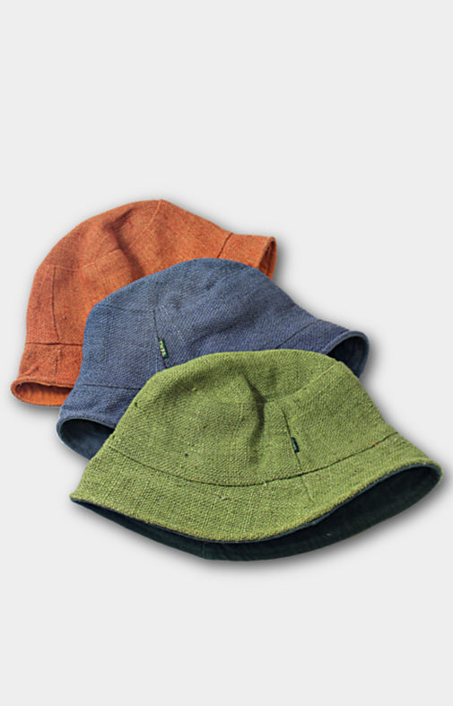 hemp bucket hat fair trade nepal
