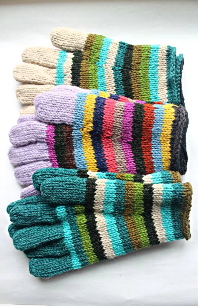 wool glove fair trade nepal