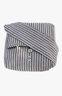 cotton striped messenger bag fair trade Nepal
