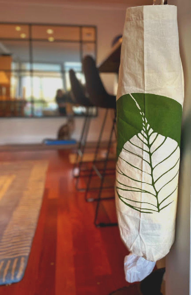 Cotton Silk Screen Plastic Bag Dispenser