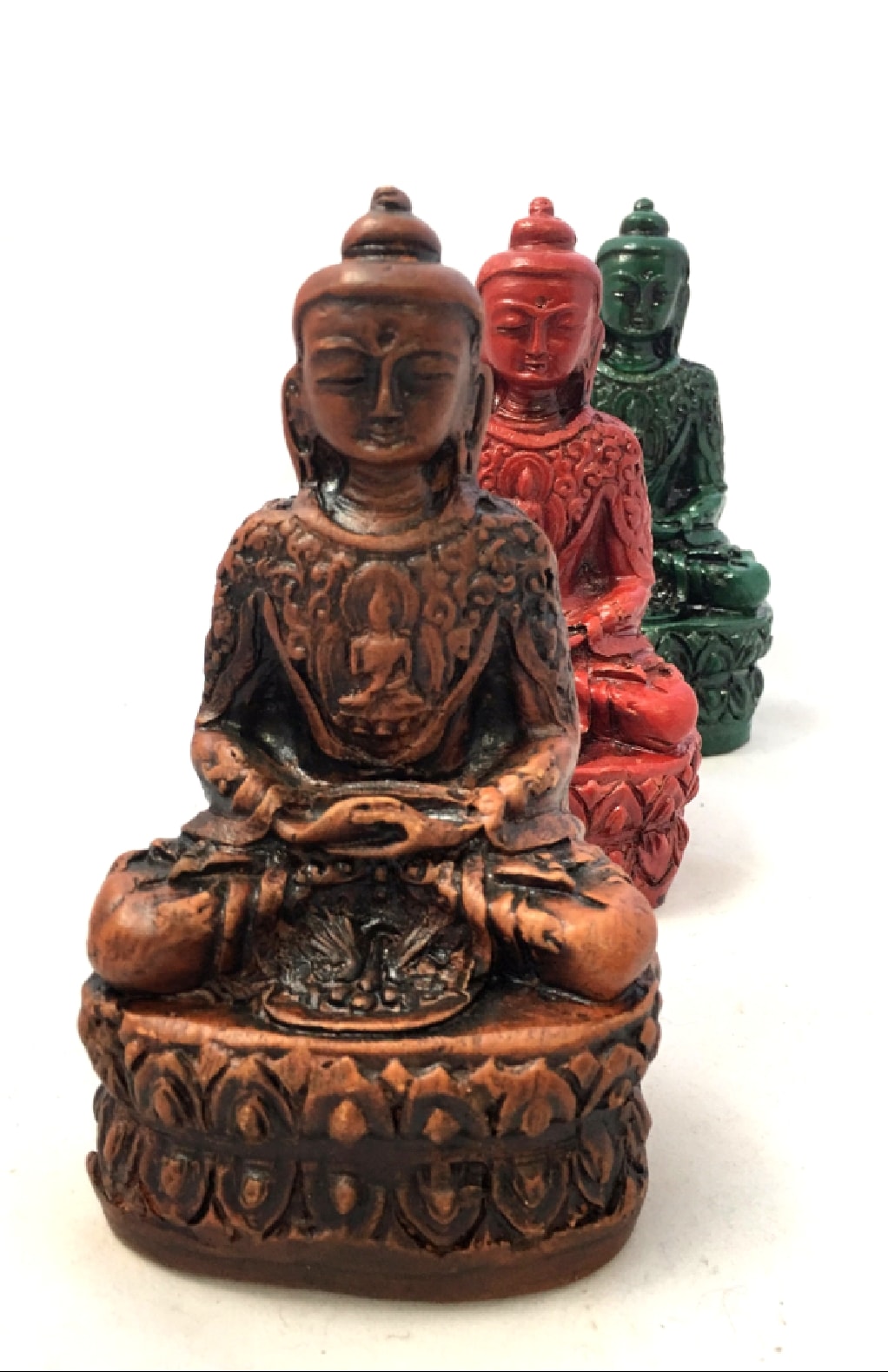 Handcrafted Small Ceramic Buddah, Assorted Colors