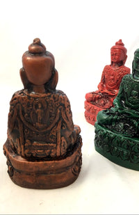 Handcrafted Small Ceramic Buddah, Assorted Colors