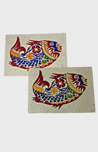 tree free lokta paper card set fair trade nepal