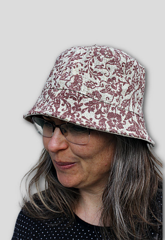 hemp bucket hat fair trade nepal men's women's
