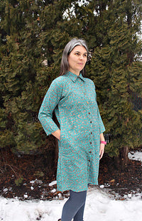 women's clothing silk dress tunic fair trade nepal