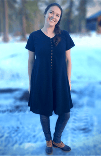 Cotton Short Sleeved Dress