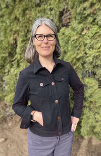 Light Cotton Jacket with Pockets