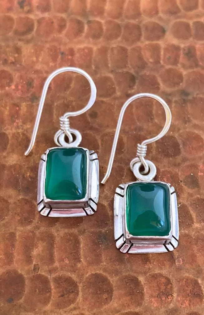 sterling silver earrings fair trade nepal