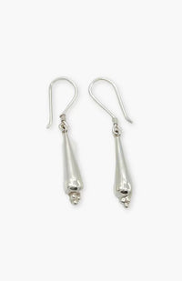 Handcrafted Sterling Silver Teardrop Dangle Earrings