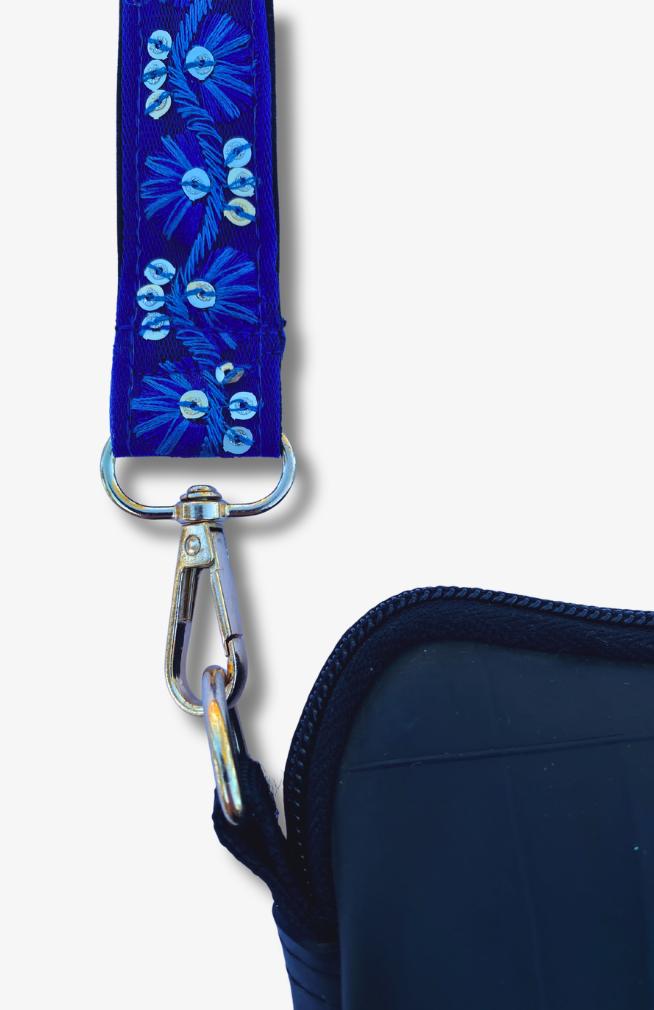 Fair Trade Blue Bag Strap