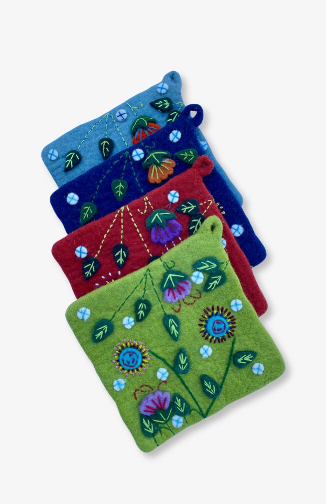 Leaf Sun Potholder