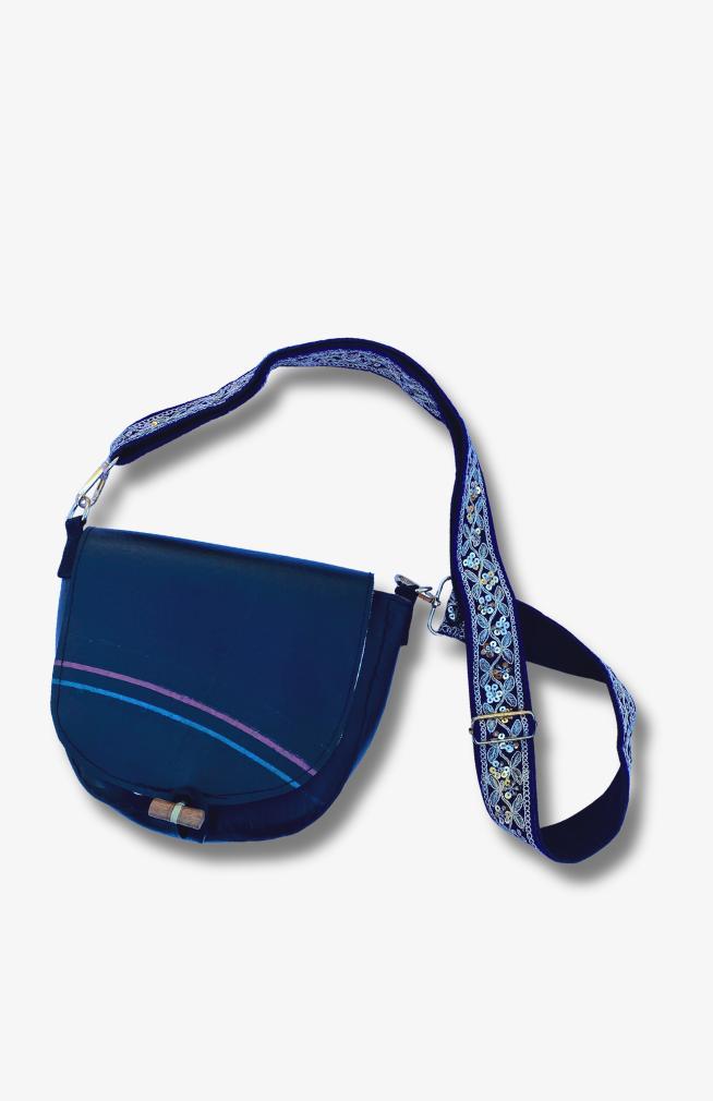 Fair Trade Recycled Tire Shoulder Bag