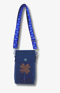 Fair Trade Rubber Snap Bag Flower