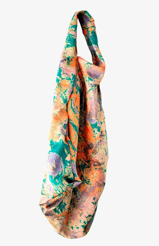 Fair Trade Silk Shopping Bag