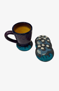 Round Whale Coaster Set
