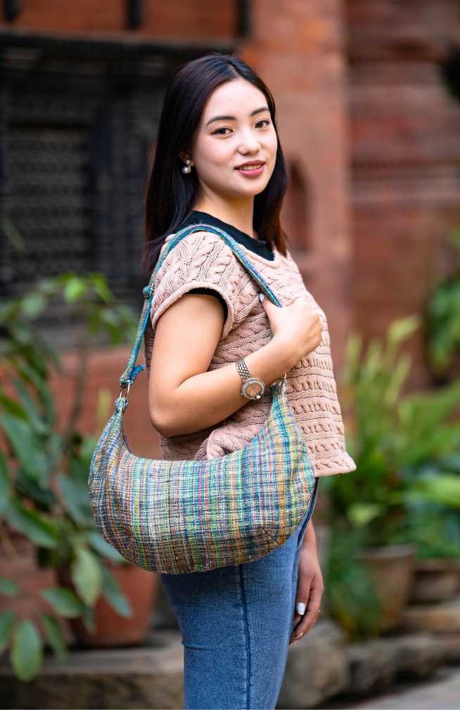 hemp moon bag