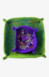 Felt infused tray, Fair Trade Nepal