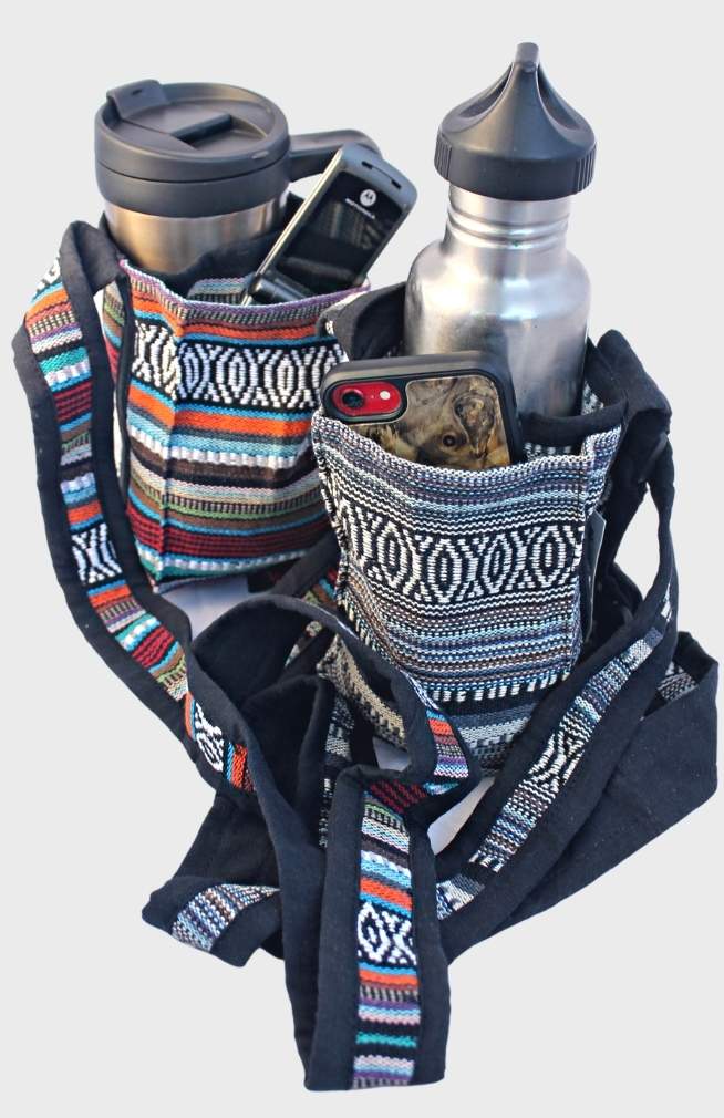 cotton water bottle holder