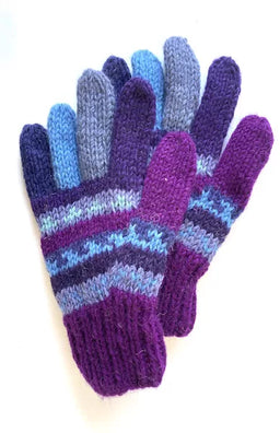 wool glove fair trade nepal