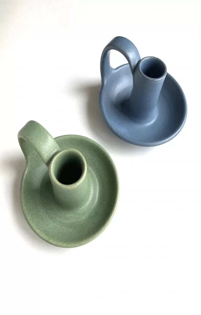 ceramic candle holder fair trade nepal