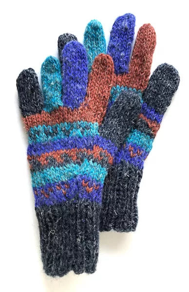 wool hemp glove fair trade nepal