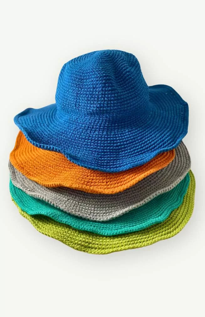 Cotton Sun hat, Fair trade Nepal
