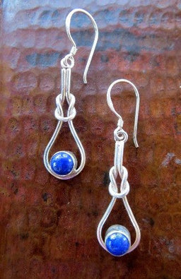 Handcrafted Sterling Silver Gemstone Earrings