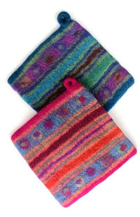 Felt Pot Holder, Colorful