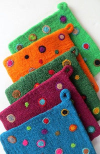 felt potholder fair trade nepal
