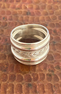 sterling silver rings, fair trade Nepal